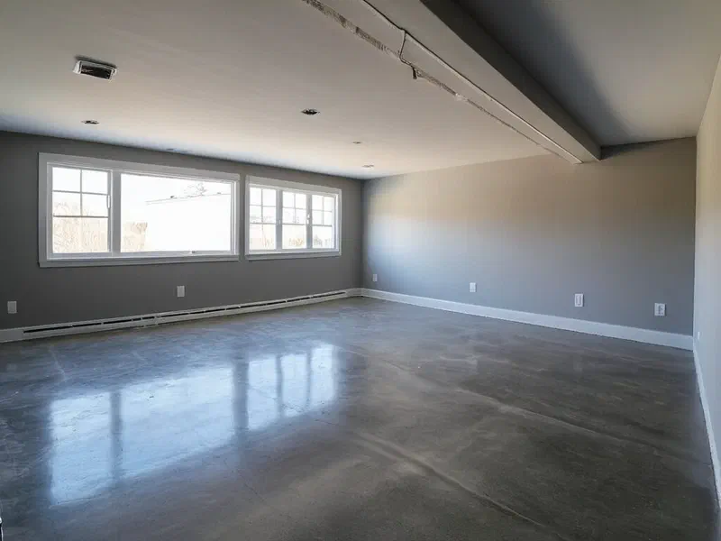 Basement — radon monitoring scene